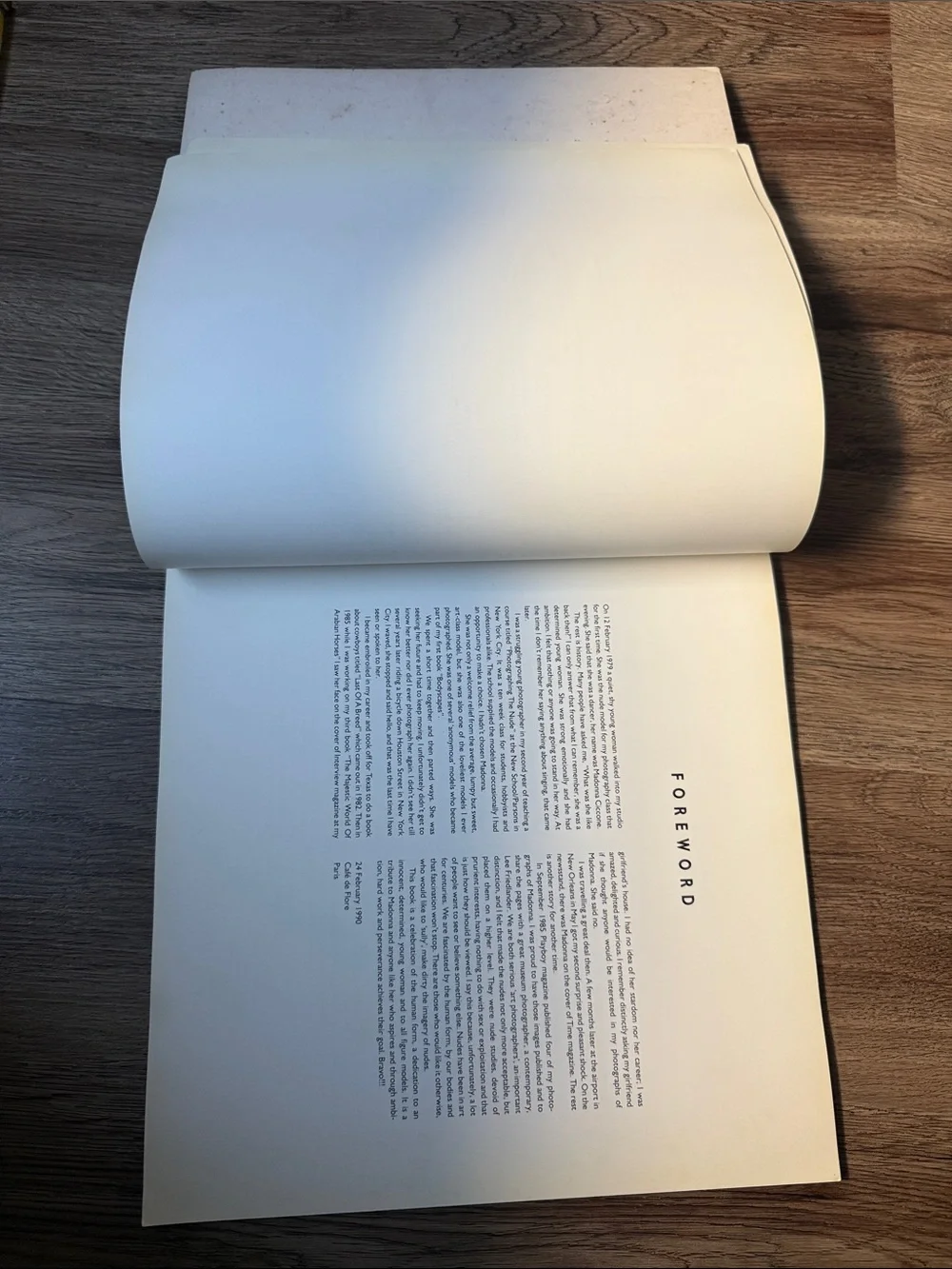 Madonna Nudes 1979 Photo Book by Martin H.M. Schreiber